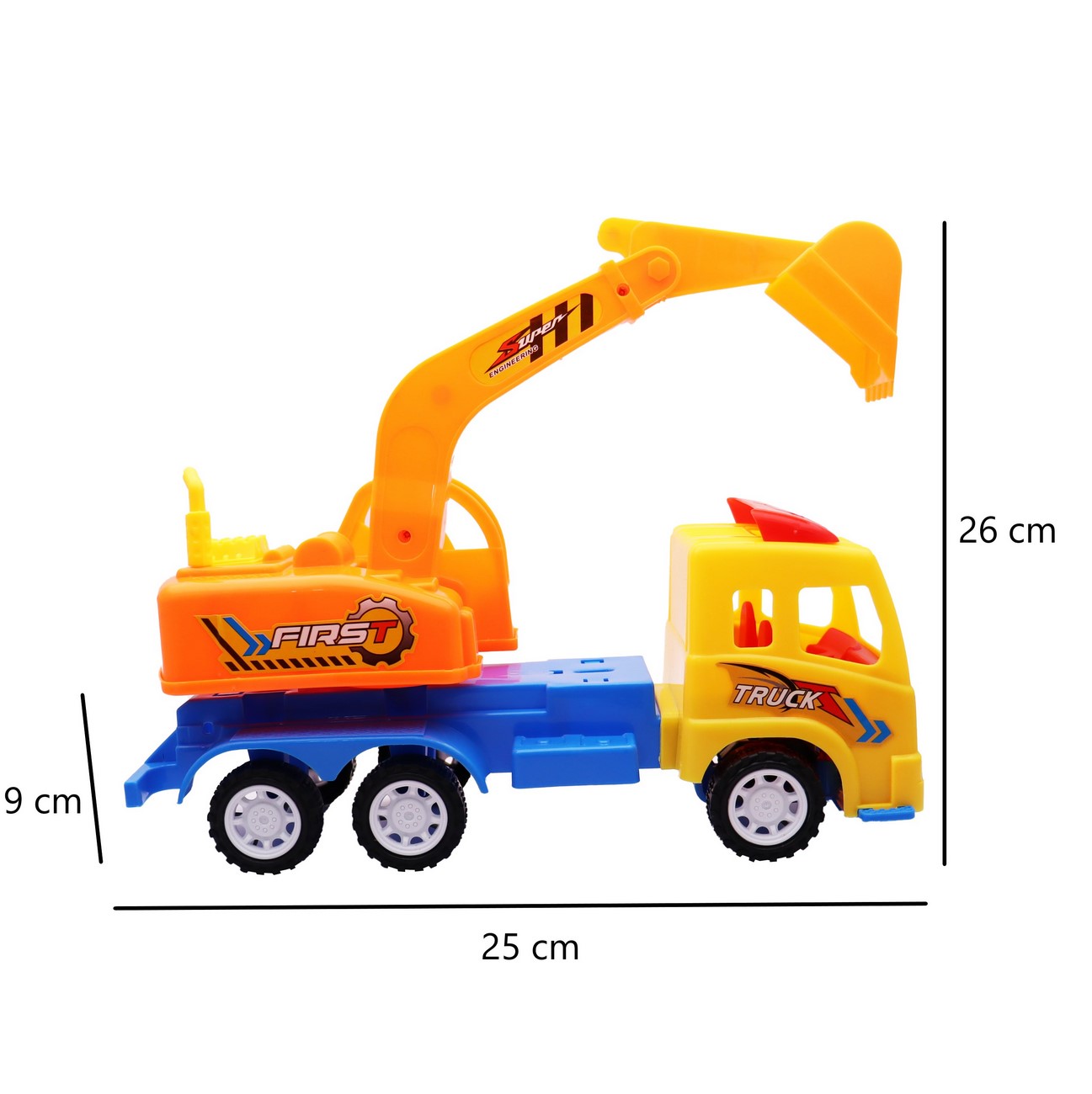 Retroexcavadora Bulldozer Constructor Juguete Niño Didactico